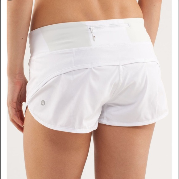 Lululemon Athletica Shorts Lululemon Run Speed Short White Size